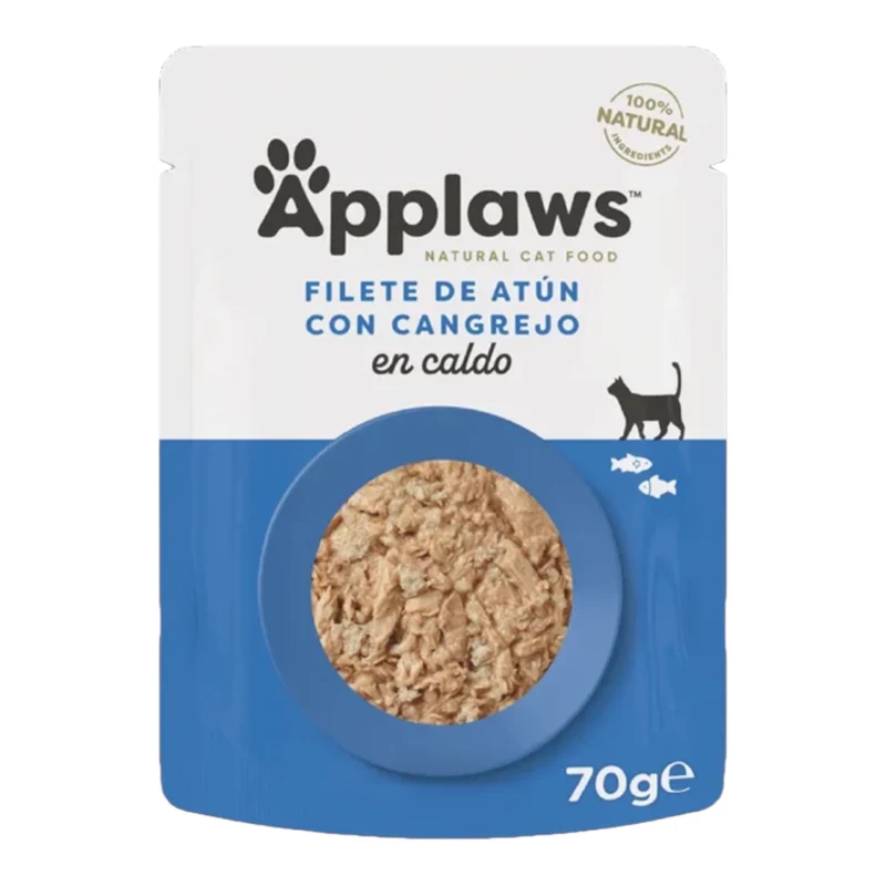 Applaws Caldo Atún con Cangrejo para Gatos 70g