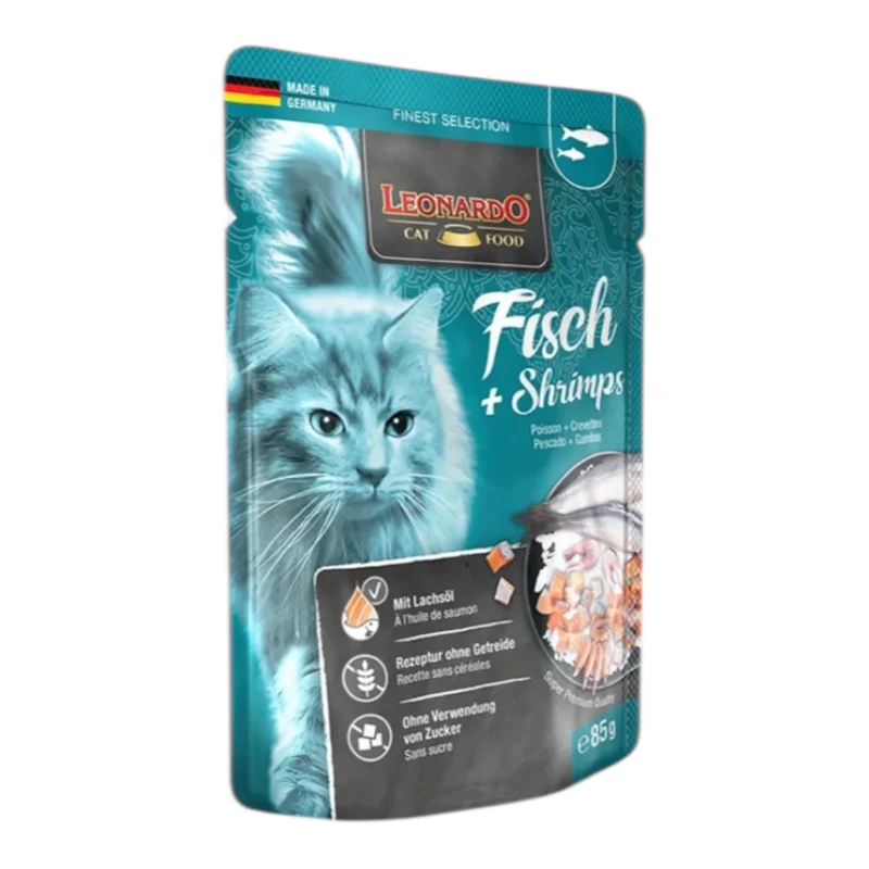 Leonardo Finest Selección Salmón y Gambas 85g