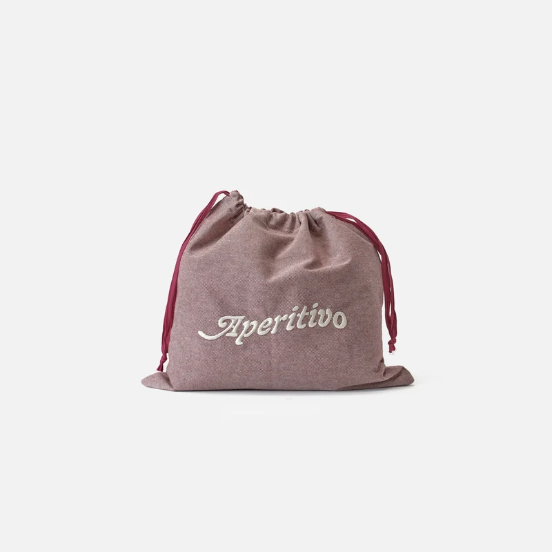 Funda bordada Aperitivo Granate