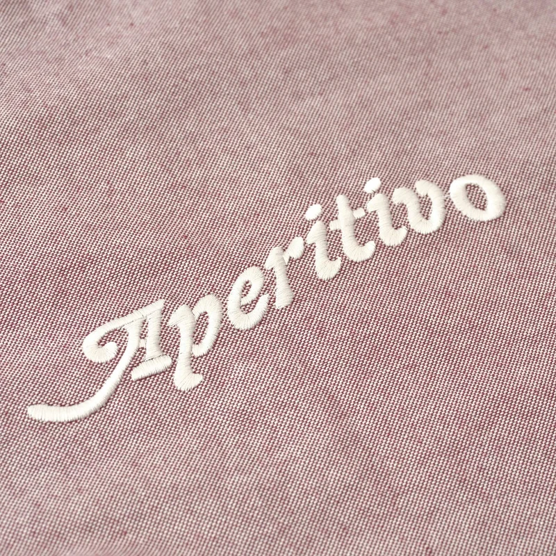 Funda bordada Aperitivo Granate