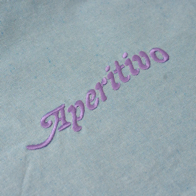 Funda bordada Aperitivo Celeste