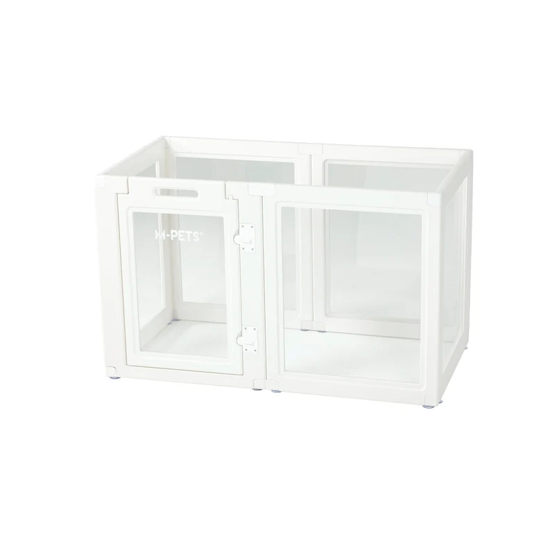 BLANCHE Puppy pen 6 panels L white
