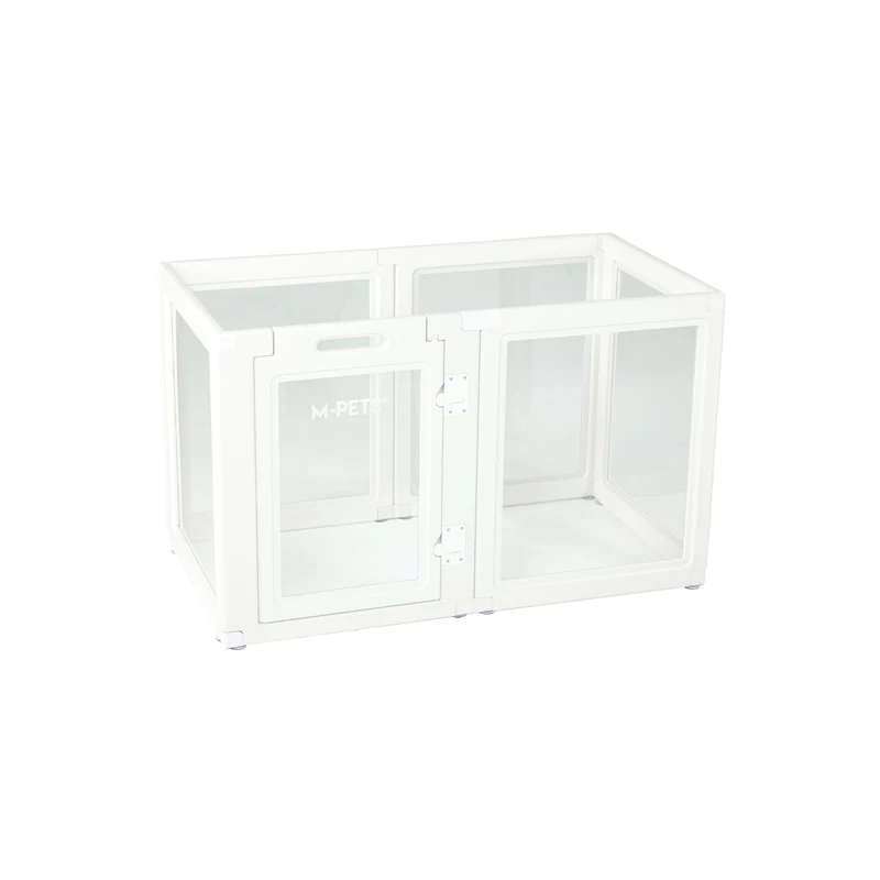 BLANCHE Puppy pen 6 panels L white
