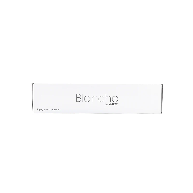 BLANCHE Puppy pen 6 panels L white