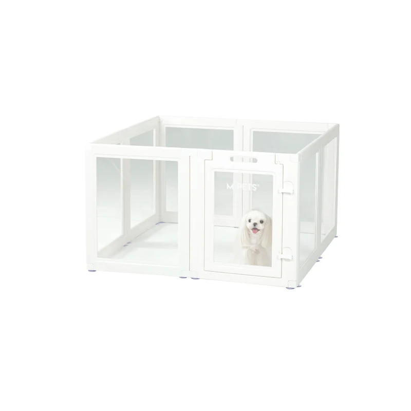 BLANCHE Puppy pen 8 panels S white