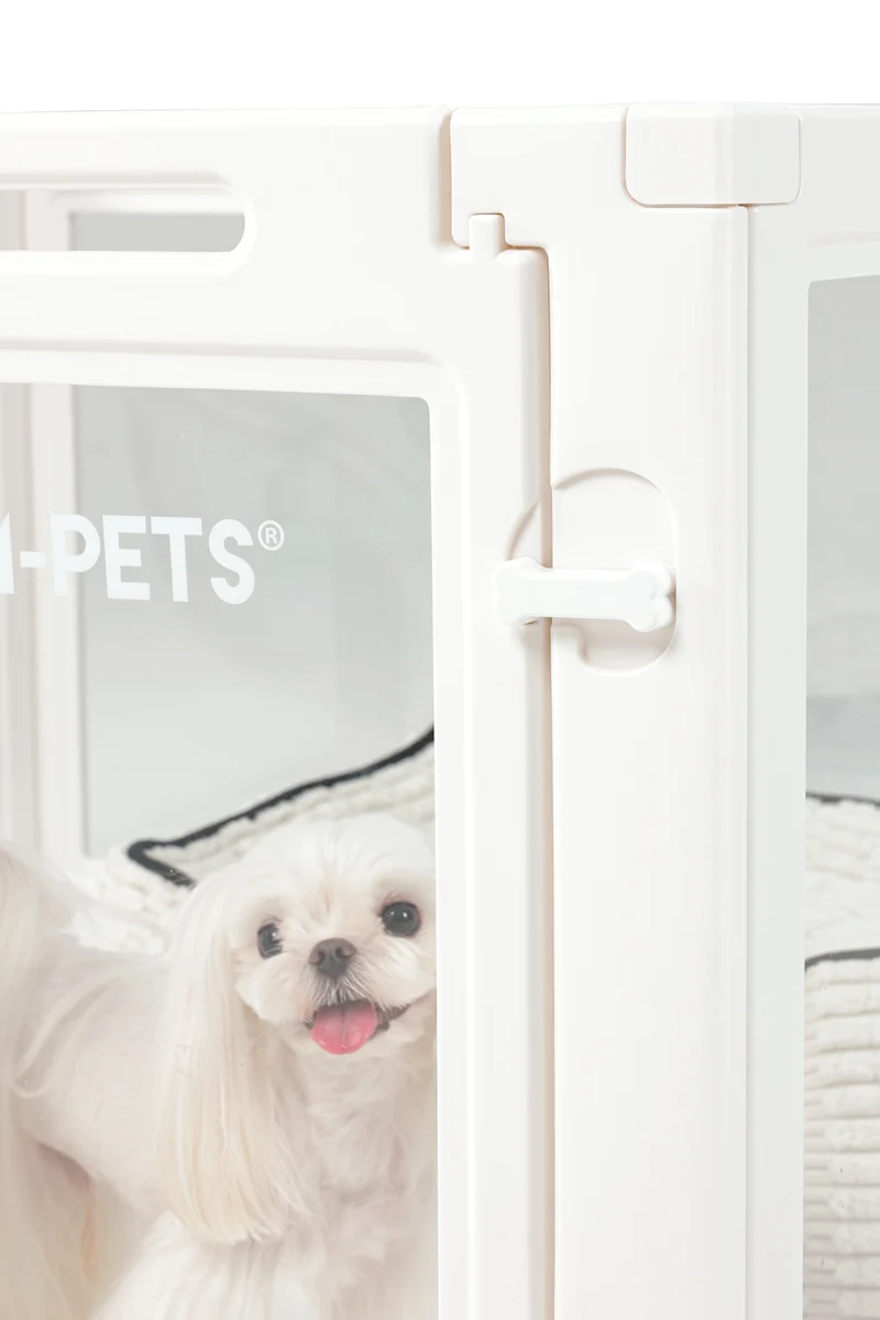 BLANCHE Puppy pen 8 panels S white