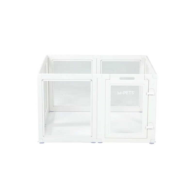 BLANCHE Puppy pen 8 panels S white