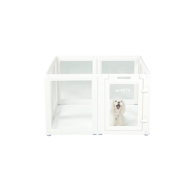 BLANCHE Puppy pen 8 panels S white