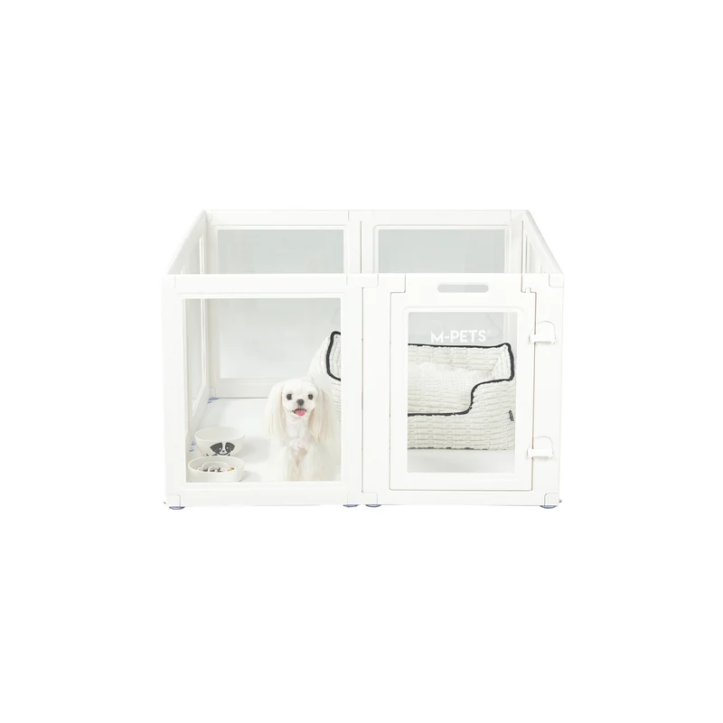 BLANCHE Puppy pen 8 panels S white
