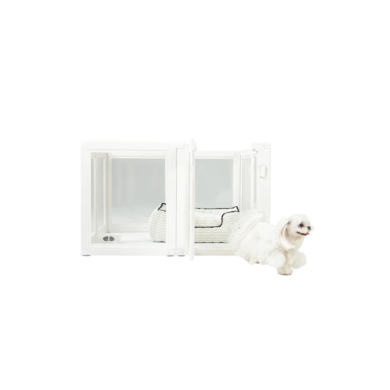 BLANCHE Puppy pen 8 panels S white
