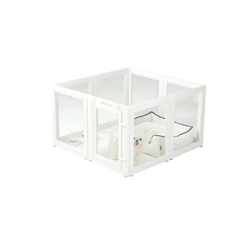 BLANCHE Puppy pen 8 panels S white