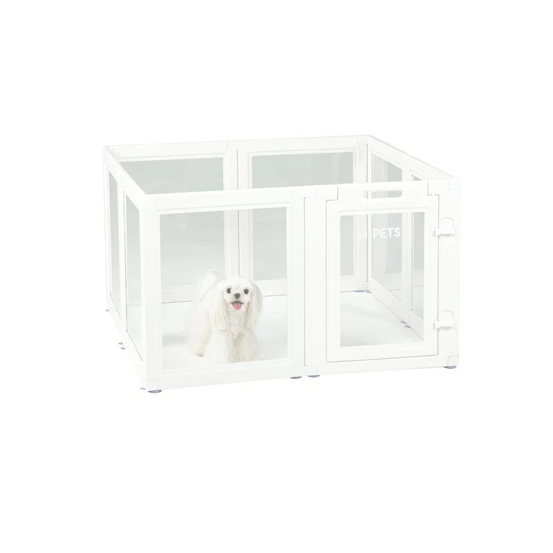 BLANCHE Puppy pen 8 panels S white