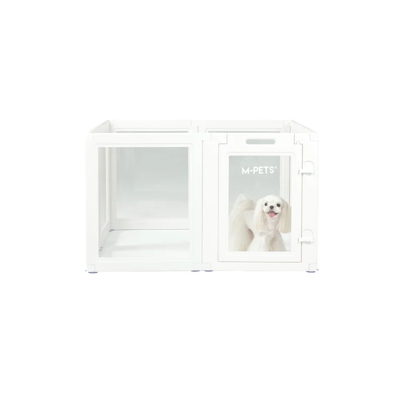 BLANCHE Puppy pen 8 panels S white