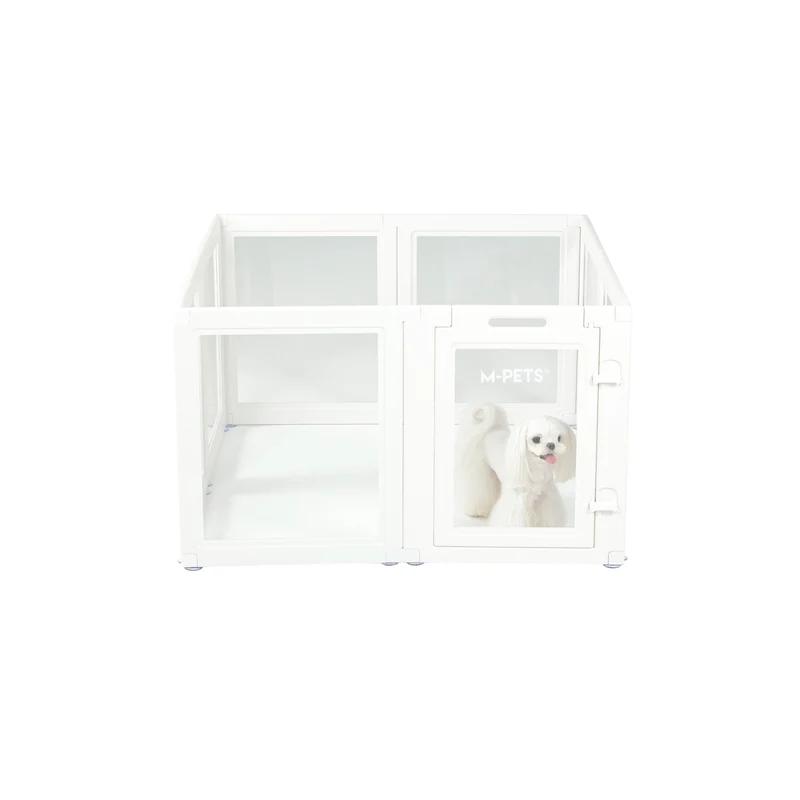 BLANCHE Puppy pen 8 panels S white