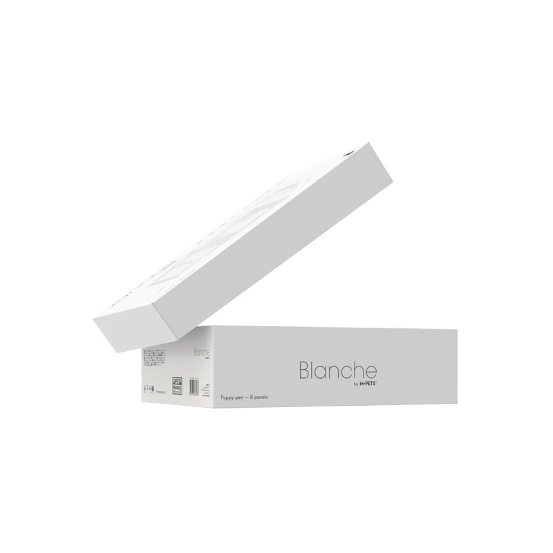 BLANCHE Puppy pen 8 panels S white