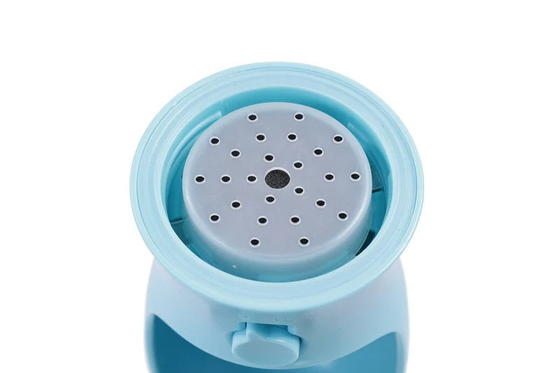 ON THE ROAD Dog water bottle 600 ml - 3 in 1 - Blue mist