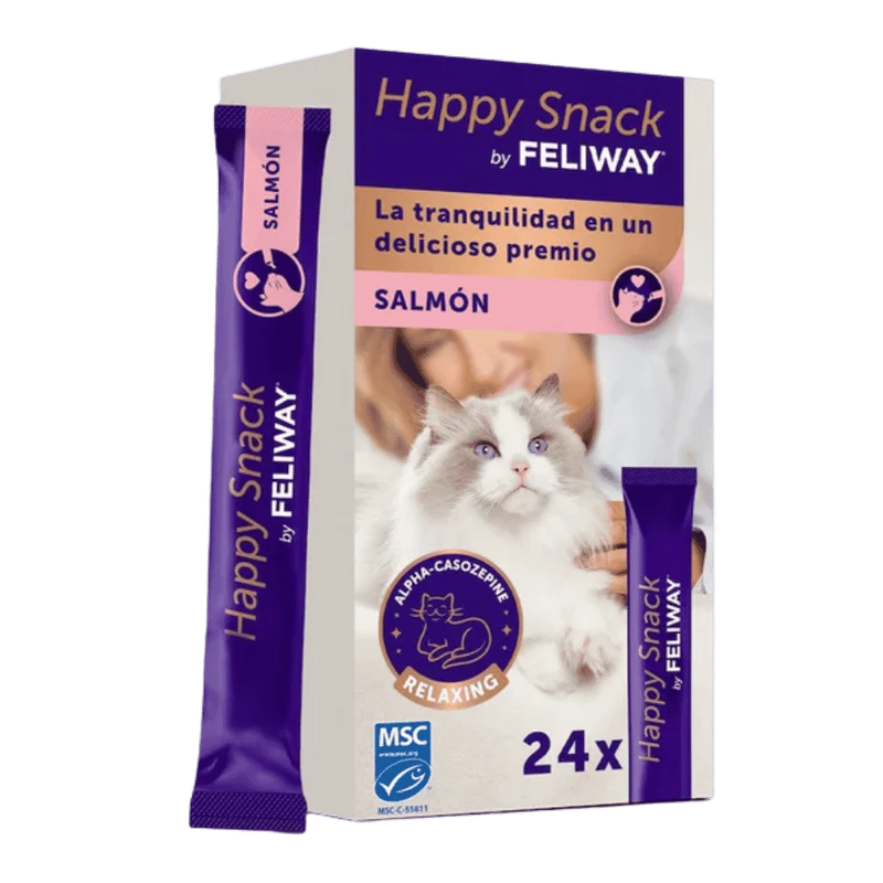 Feliway Happy Snacks Relajantes para Gatos Salmón
