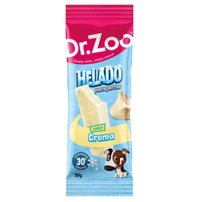 Dr. Zoo Snack Helado Crema 50 g para Perros