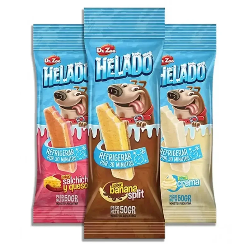 Dr. Zoo Snack Helado Crema 50 g para Perros