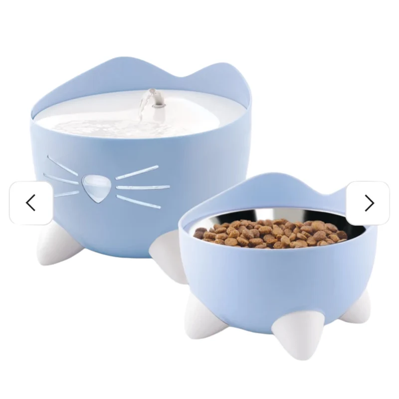 Combo Catit PIXI Fuente y Comedero para Gatos — Pack Completo