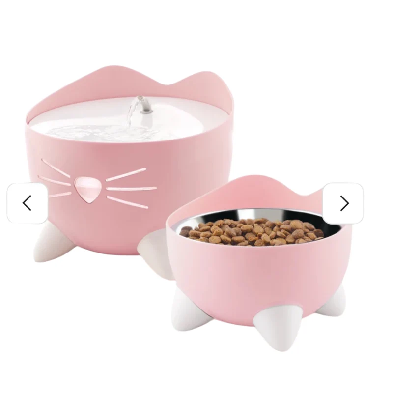 Combo Catit PIXI Fuente y Comedero para Gatos — Pack Completo