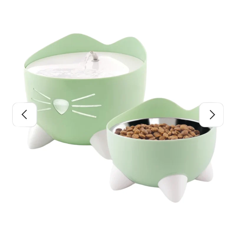 Combo Catit PIXI Fuente y Comedero para Gatos — Pack Completo