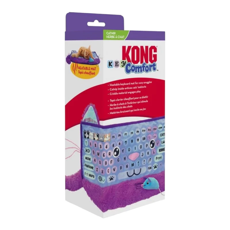 KONG Comfort Key Play Mat Alfombrilla Teclado Interactiva para Gatos