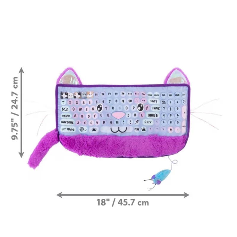 KONG Comfort Key Play Mat Alfombrilla Teclado Interactiva para Gatos