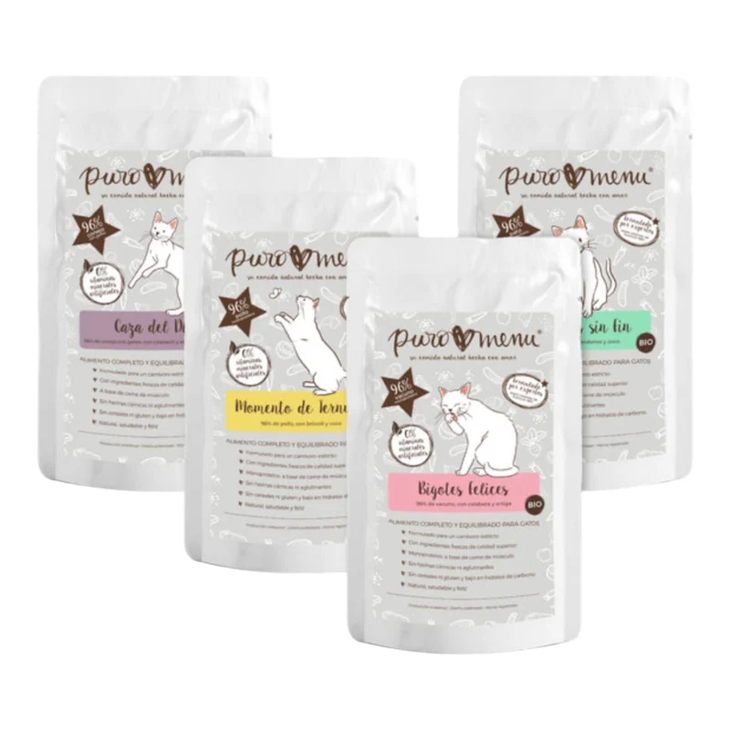 Puromenu Multipack 24x100g — Comida Húmeda Variada para Gatos