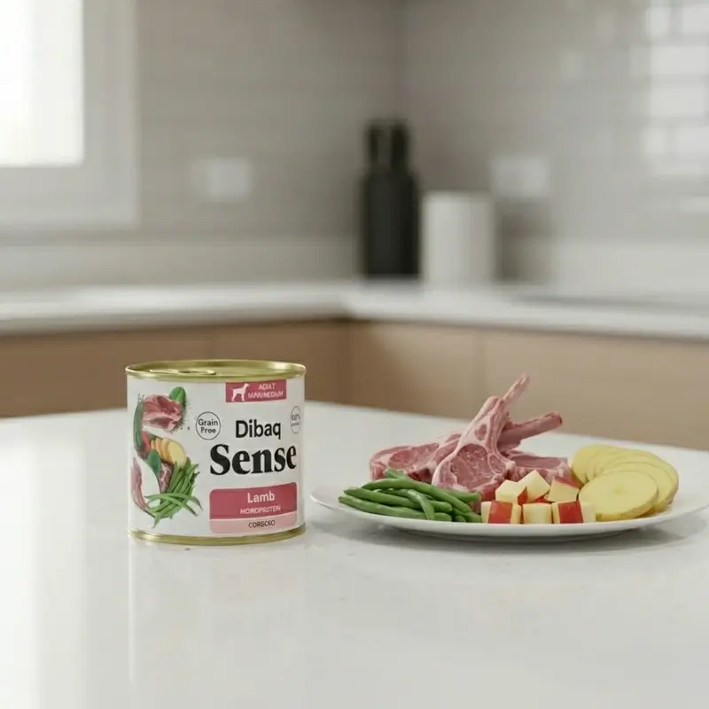 Dibaq Sense Comida Húmeda Perros Cordero, 12 x 190 gr