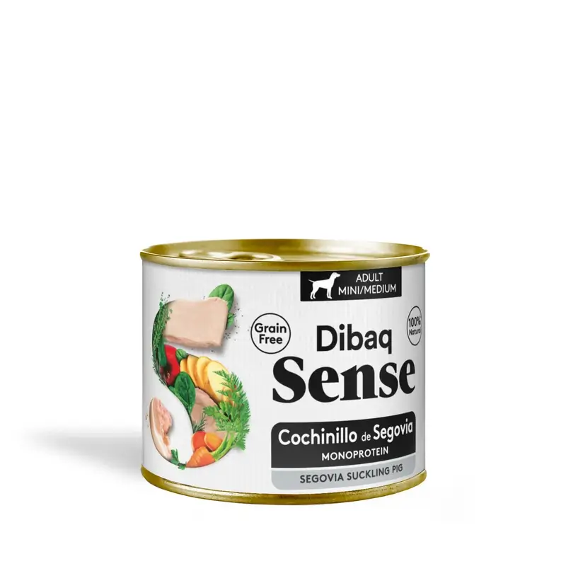 Dibaq Sense Comida Húmeda Perros Cochinillo De Segovia, 12 x 190 gr