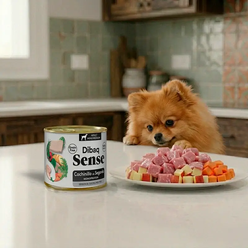 Dibaq Sense Comida Húmeda Perros Cochinillo De Segovia, 12 x 190 gr