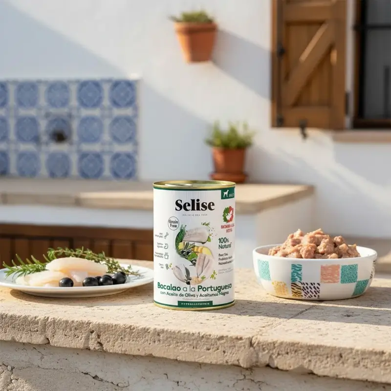 Dibaq Sense Comida Húmeda Perros Grain Free Bacalao A La Portuguesa, 12 x 380 gr