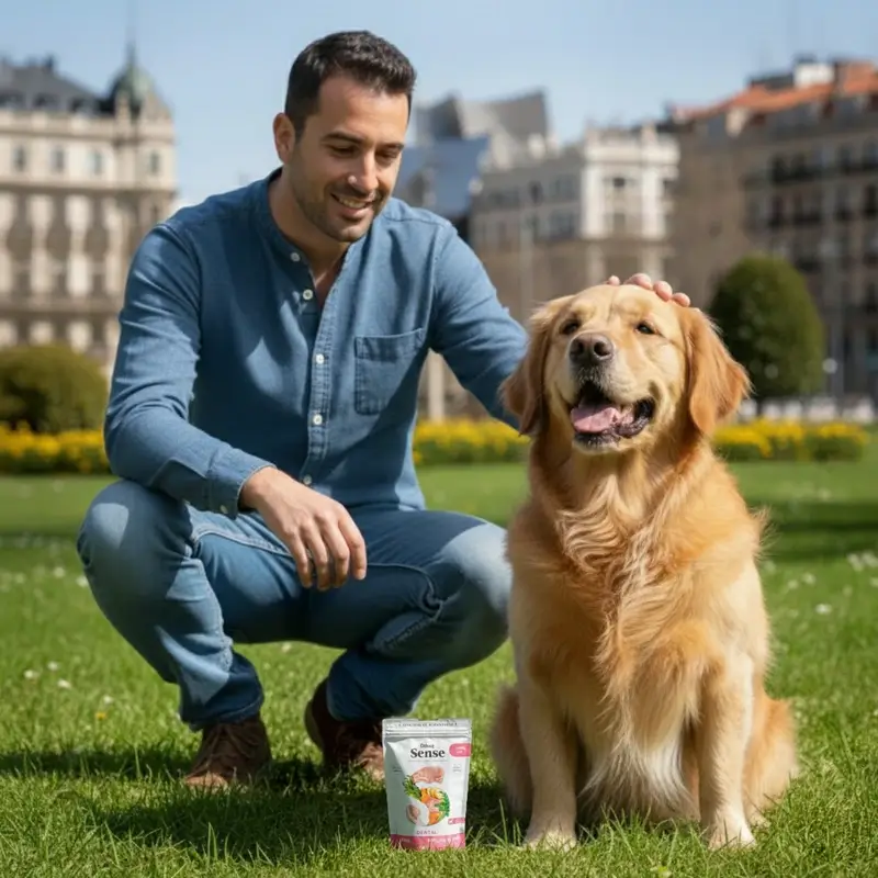 Dibaq Sense Snack Perros Dental Cerdo, 8 x 100 gr