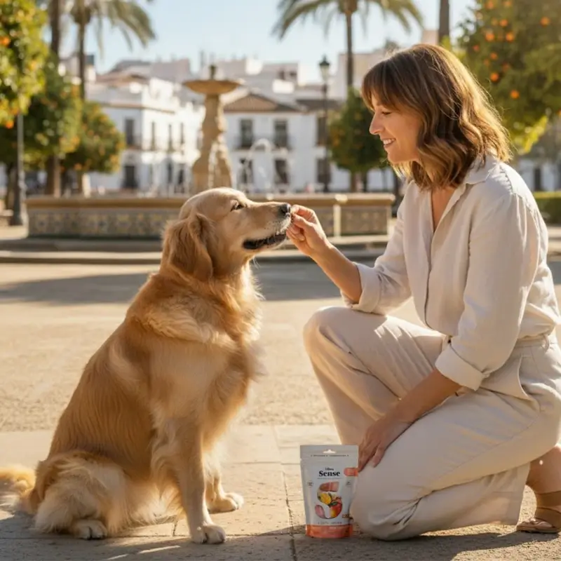 Dibaq Sense Snack Perros Piel Atópica Salmón, 8 x 100 gr