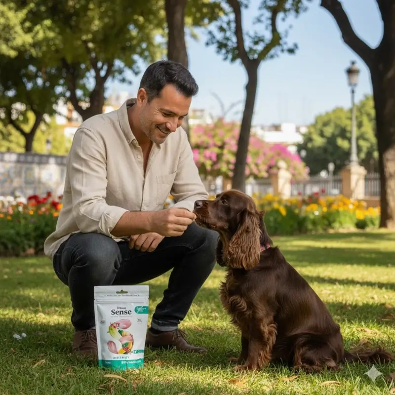 Dibaq Sense Snack Perros Inmunitario Pato, 8 x 100 gr
