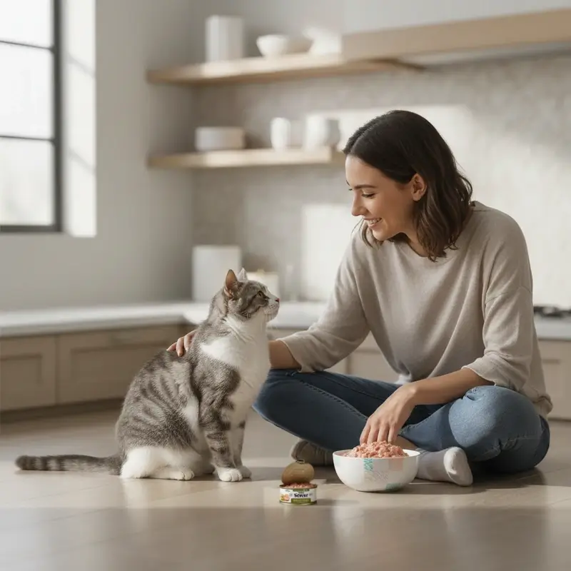 Dibaq Sense Comida Húmeda Gatos Esterilizado Cerdo Ibérico Con Aceitunas, 12 x 70 gr