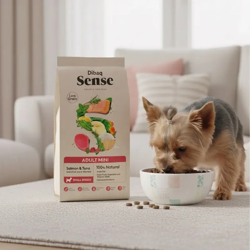 Dibaq Sense Pienso Perros Low Grain Pescado Adulto Mini, 2 kg