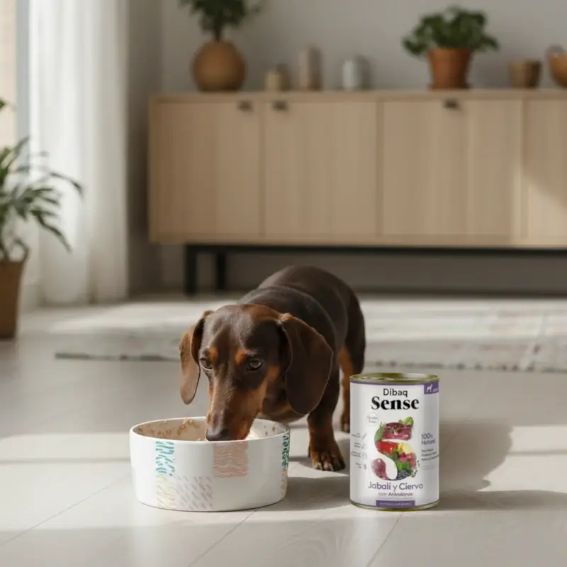 Dibaq Sense Comida Húmeda Perros Jabalí Y Ciervo, 12 x 380 gr