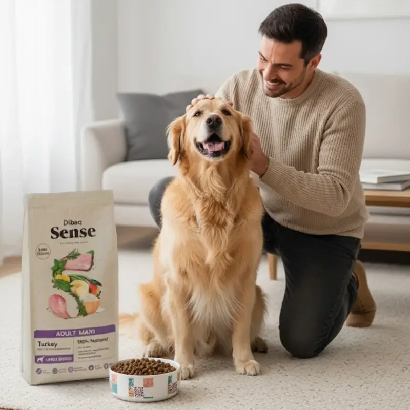 Dibaq Sense Pienso Perros Low Grain Pavo Adulto Maxi, 12 kg