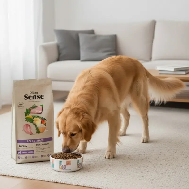 Dibaq Sense Pienso Perros Low Grain Pavo Adulto Maxi, 12 kg