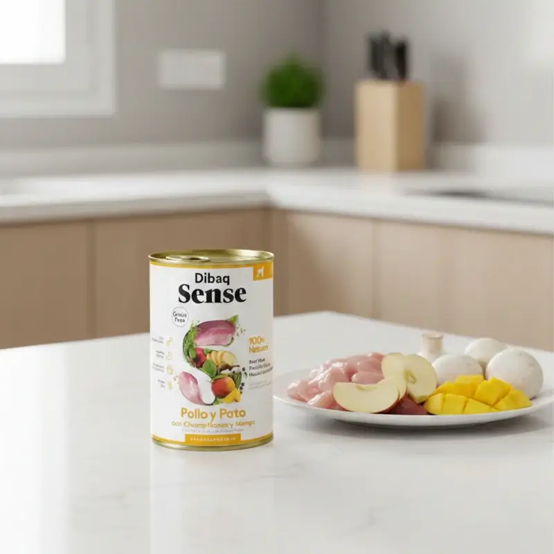 Dibaq Sense Comida Húmeda Perros Pollo Y Pato, 12 x 380 gr