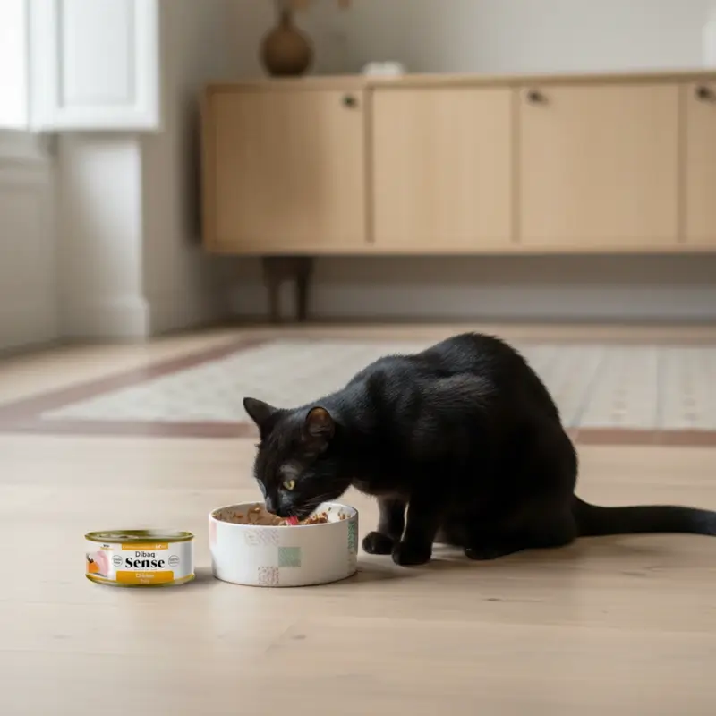 Dibaq Sense Comida Húmeda Gatos Pollo, 12 x 70 gr
