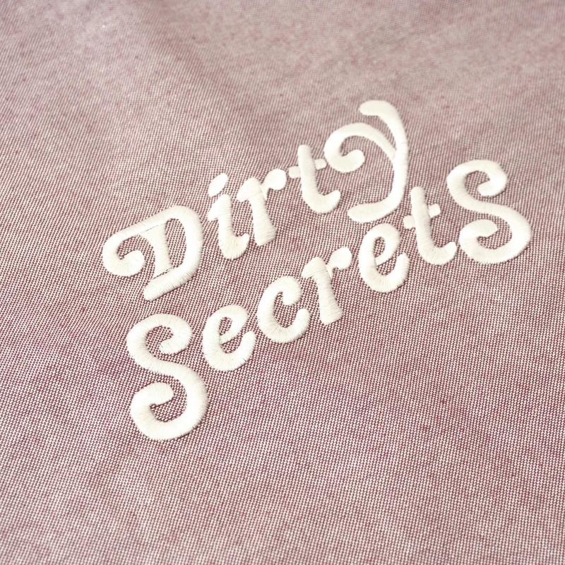 Funda bordada Dirty Secrets Granate