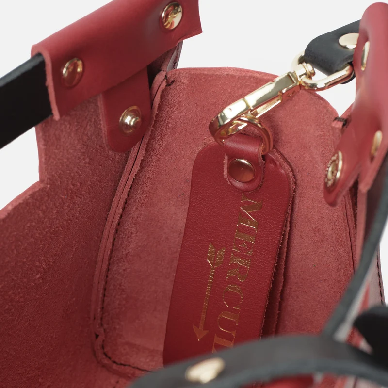 Alamo Satchel Small Rojo