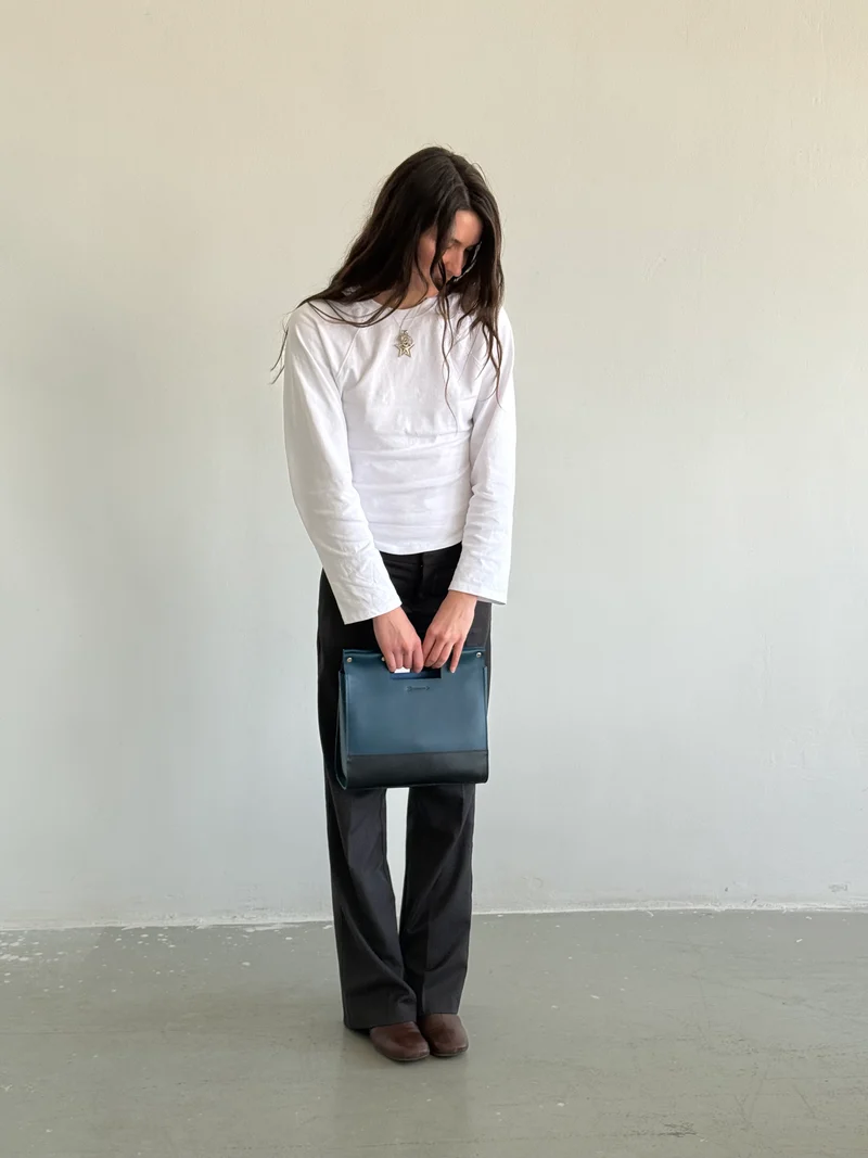 Alamo Satchel Azul Base Negra