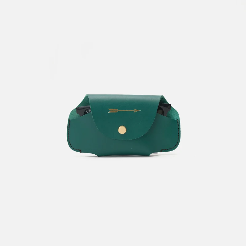 Funda de gafas verde