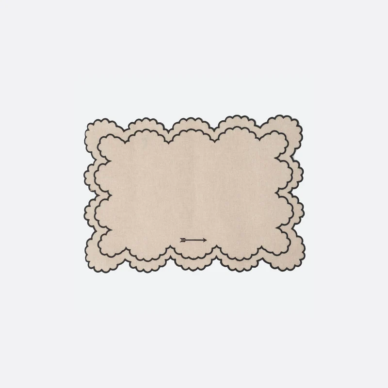 Pack 2 Manteles individuales y servilletas Beige