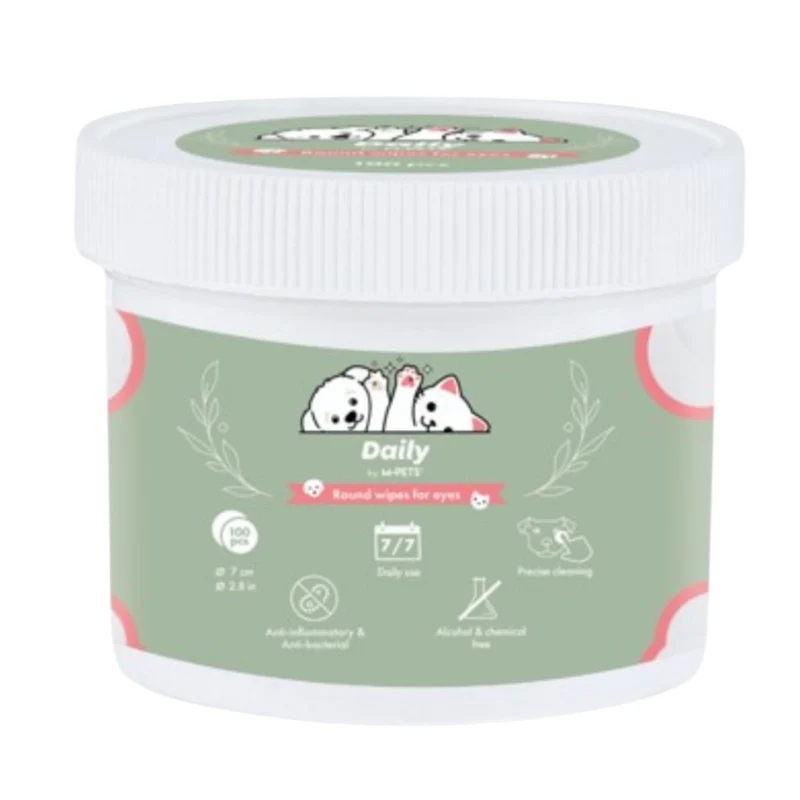 M-Pets Daily Discos Limpiadores de Ojos para Perros y Gatos