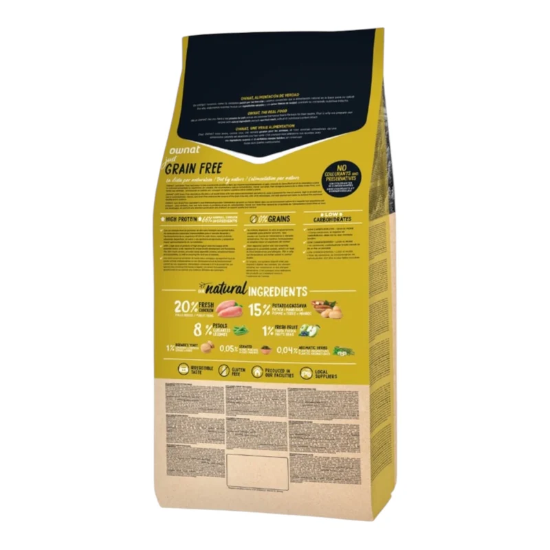 Ownat Just Grain Free Junior para Perros — Pienso Sin Cereales